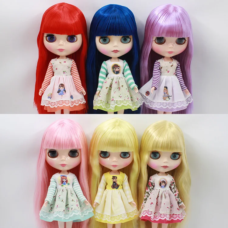 Blyth одежда Милая юбка подходит для Блит куклы, azone, licca, Tang kou куклы, BJD куклы