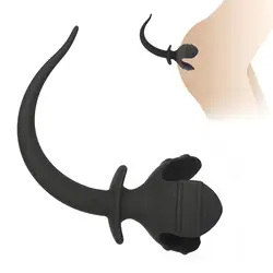 Собачий хвост Анальная пробка массаж простаты G Spot Tail Plug Анальная секс-игрушка Анальная пробка для взрослых игрушка мастурбатор