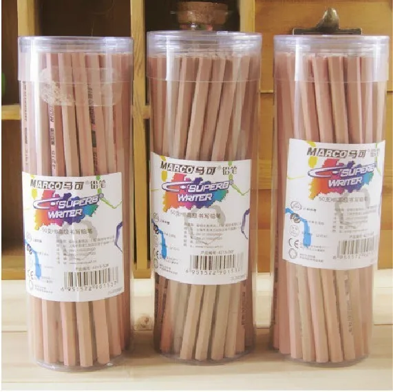 free shipping MARCO barreled pencil 4215-50 HB pencil wood pencil student use pencil 49-50 pcs set free shipping wood travel stamps pairs new york roman italy memories stamp mini stamp iron box multi purpose wood stamps