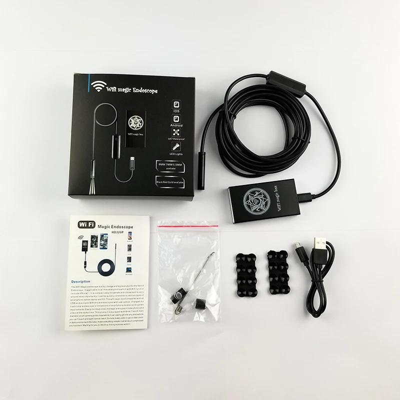Эндоскоп водонепроницаемый с wi fi 7 0 мм 3 5 м|endoscope waterproof|waterproof endoscope7mm android endoscope |