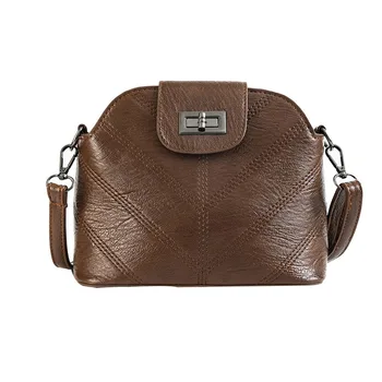 

New Women bag high quality PU leather Women shoulder bag crossbody bag casual simple solid color Women handbags bag