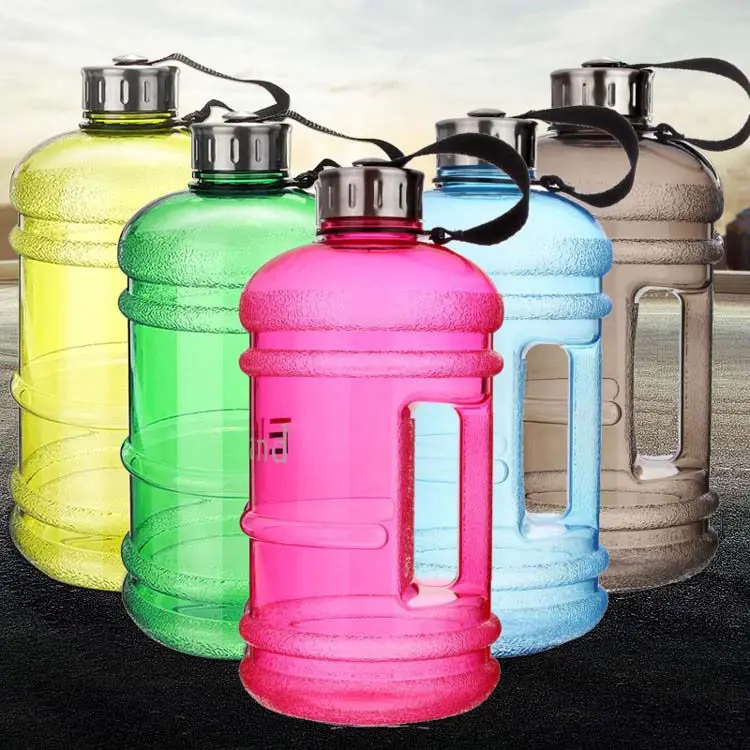 

2.2L Big Large BPA Free Sport Gym Training Drink Water Bottle Cap Kettle Camping