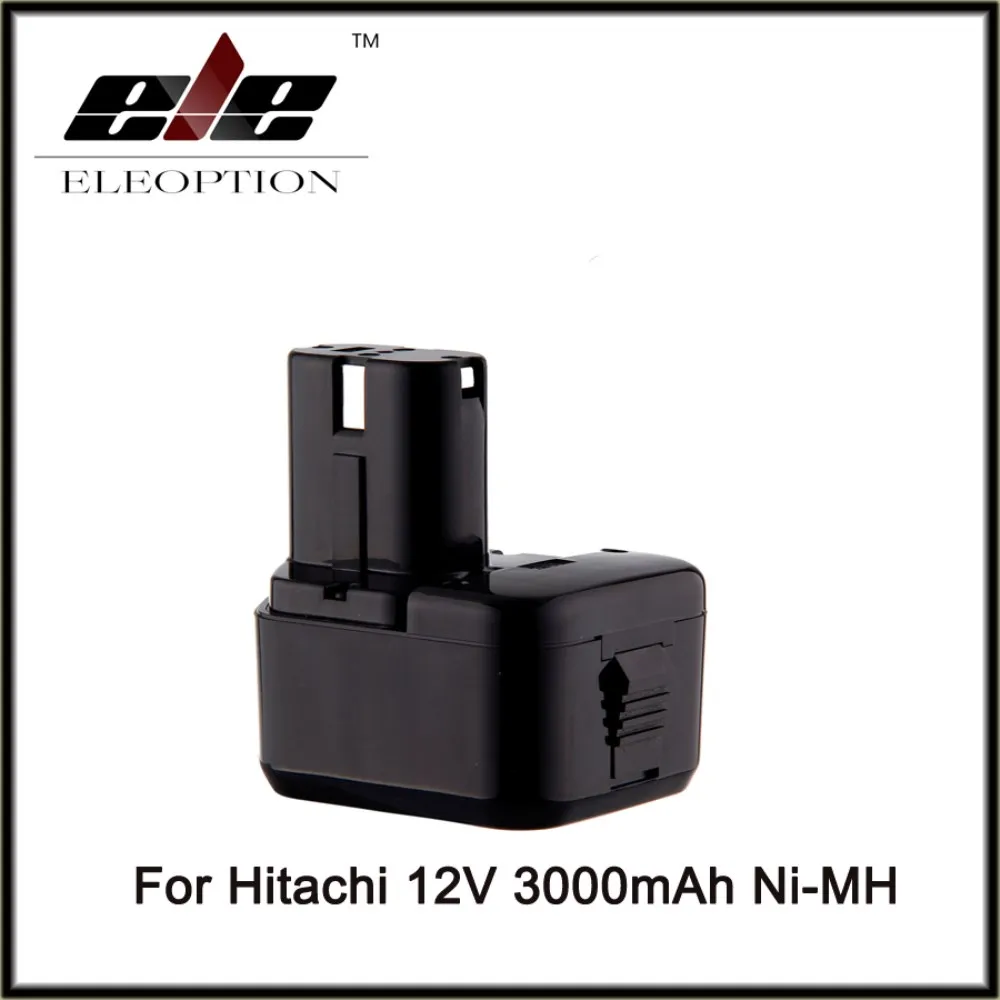 

2018 New Eleoption 3000mAh 12V Cordless Drill Rechargeable Power Tool Battery for Hitachi EB1212S EB1214S Ni-MH Battery