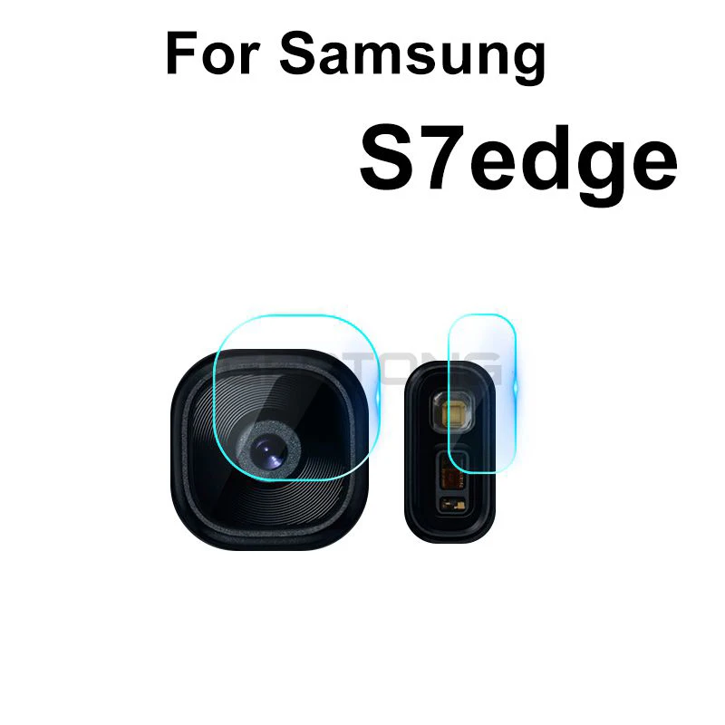 Камера объектив Экран протектор для samsung Galaxy A50 A30 A10 A20 M10 M20 M30 J7 J8 A7 J4 J6 плюс Защитная пленка для телефона Защита объектива - Цвет: S7Edge