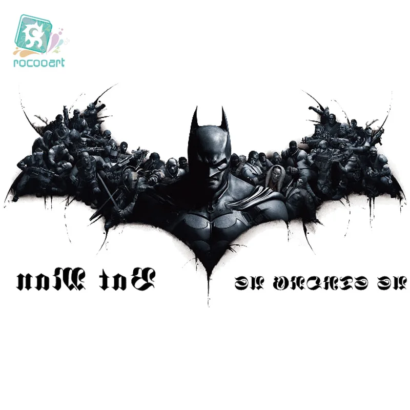 

Rocooart BC-201 Body Wreath Sexy tatuagem Taty Body Art Temporary Tattoo Batman Bat Man Waist Circle Tatoo Sticker