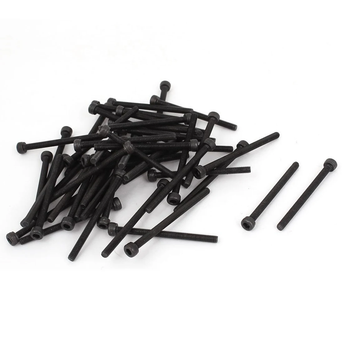 

M3 x 40mm Alloy Steel Hex Bolt Socket Head Cap Screws Black 50 Pcs