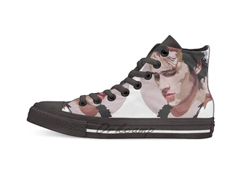 

Jeff Buckley Novelty Design Casual Canvas Shoes Custom shoes Drop Shipping
