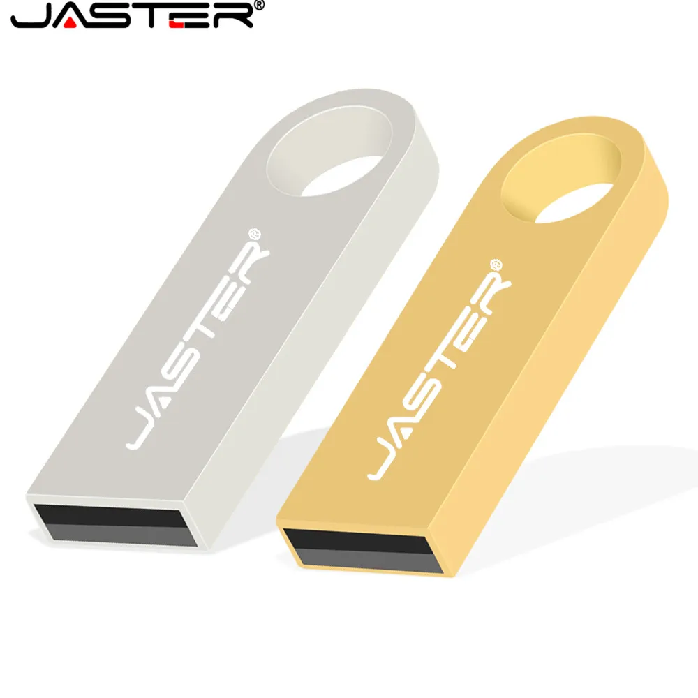 

JASTER USB Flash Drive 64GB 32GB Metal cel USB Stick Pen Memory Stick 4GB 8GB 16GB USB 2.0 Pendrive Waterproof High Speed Disk
