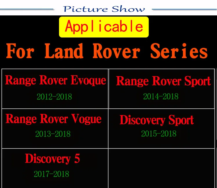 8 шт. автомобиля дверные ручки планки для Land Rover Discovery Sport LR5 Range Rover Sport Evoque Vogue LR405 RRSport запчасти авто LHD