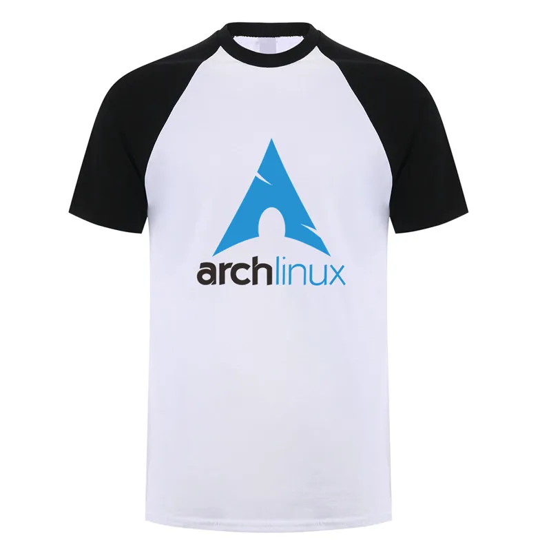 Arch Linux футболка Летняя футболка с короткими рукавами Linux Мужская футболка футболки LH-073