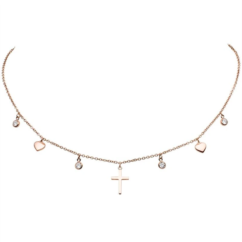 AMOR SAINT CHOKER ROSE GOLD