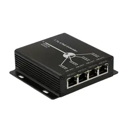 Последние Мини 5 Порты 10/100 м удлинитель для питания по Ethernet 25,5 Вт для IP Камера продлить 120 метров IEEE802.3af POE, сетевые устройства Plug-and-Play