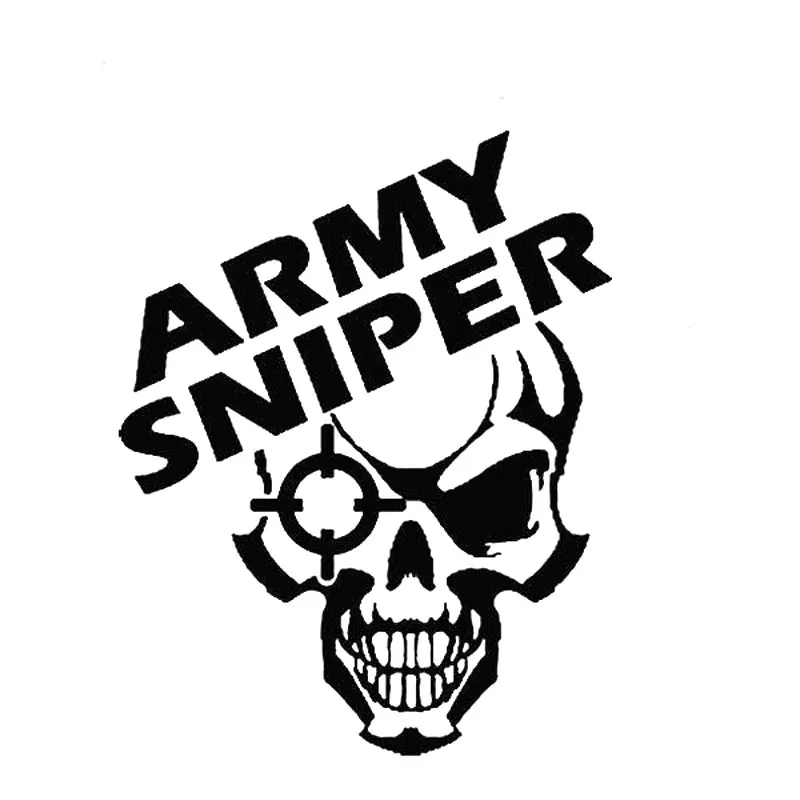 9 8cm 12 7cm army sniper vinyl decal beret special forces recon usmc sniper logo