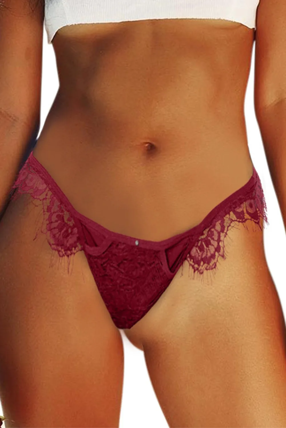 Red-Eyelash-Trim-Lace-Mesh-Thong-LC75102-3-1