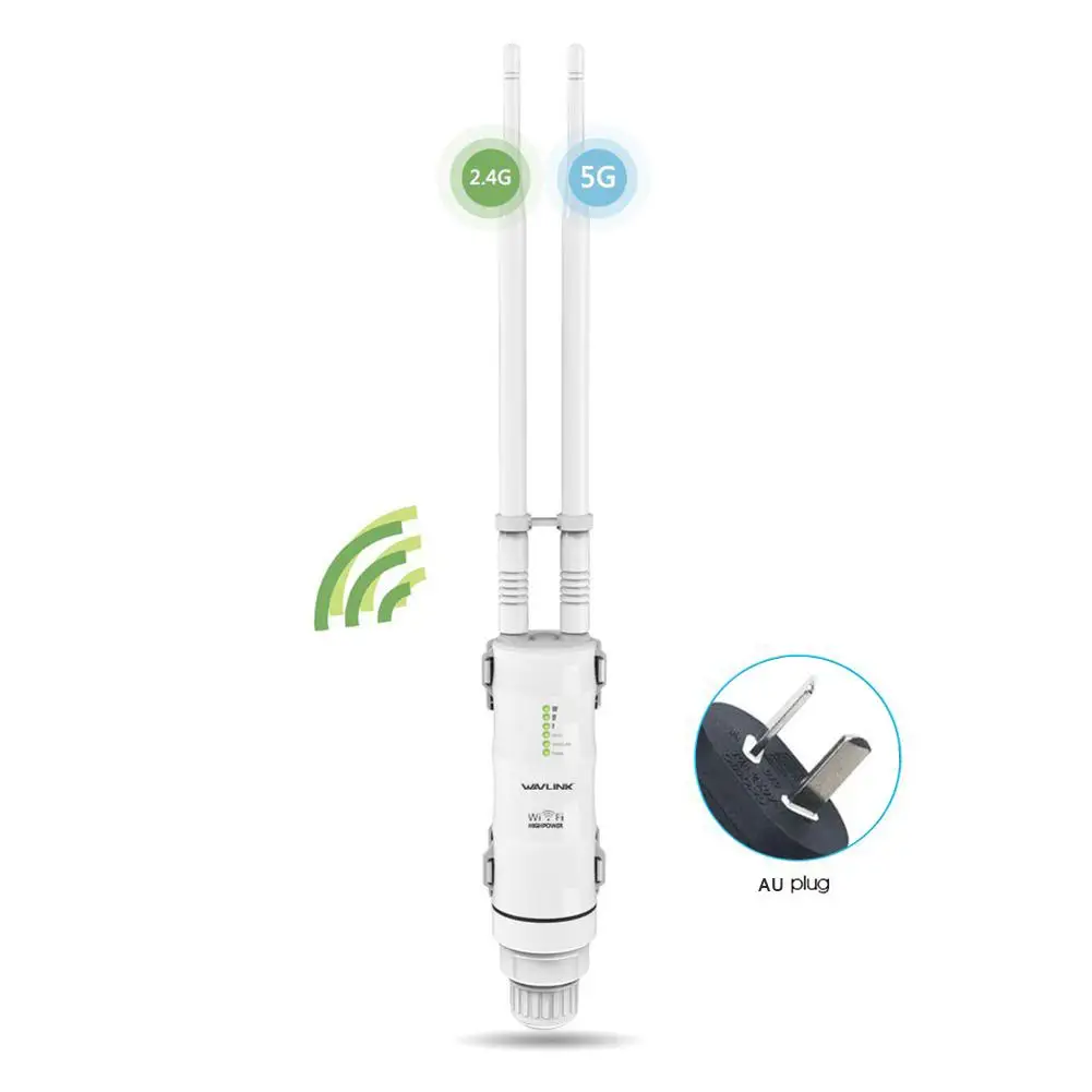 Усилитель сигнала Wi Fi настенный наружный всепогодный двойной антенный Пассивный