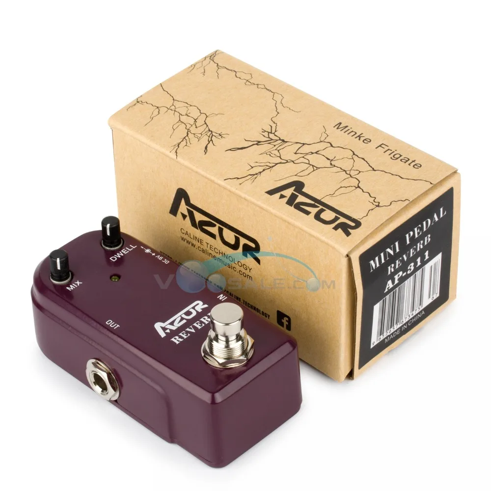 AP-311 Reverb Mini Guitar Effect Pedal Azor Reverb Mini Guitar Pedal DC9V Input Guitar Parts Accessories Reverb Pedal Effect AP-311 Reverb Mini Guitar Effect Pedal Azor Reverb Mini Guitar Pedal DC9V Input Guitar Parts Accessories Reverb Pedal Effect