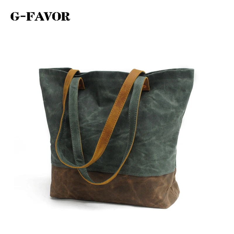 

G-FAVOR billetera Women's Handbag Canvas Bag Fashion Ladies Bags Messenger Bags Solid Tote Bolsas Travel Shopping Daily Bag