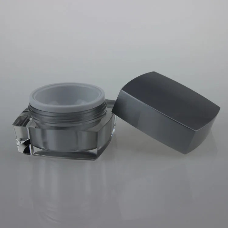 Embalagens de Cosméticos Embalagem de Cosméticos Embalagens de Produtos de Beleza Praça Acrílico Plástico Bela Suprimentos 50 Pcs Ja50 15g 3 High Quality Beleza e saúde