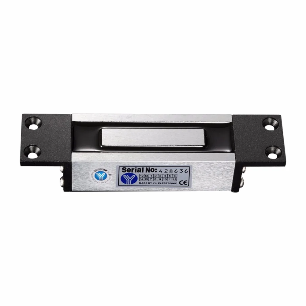 YLI Especial anti magnetismo residual projetada força de retenção 60 kg 120lbs Mini Fechadura elétrica fechadura Magnética Única Porta