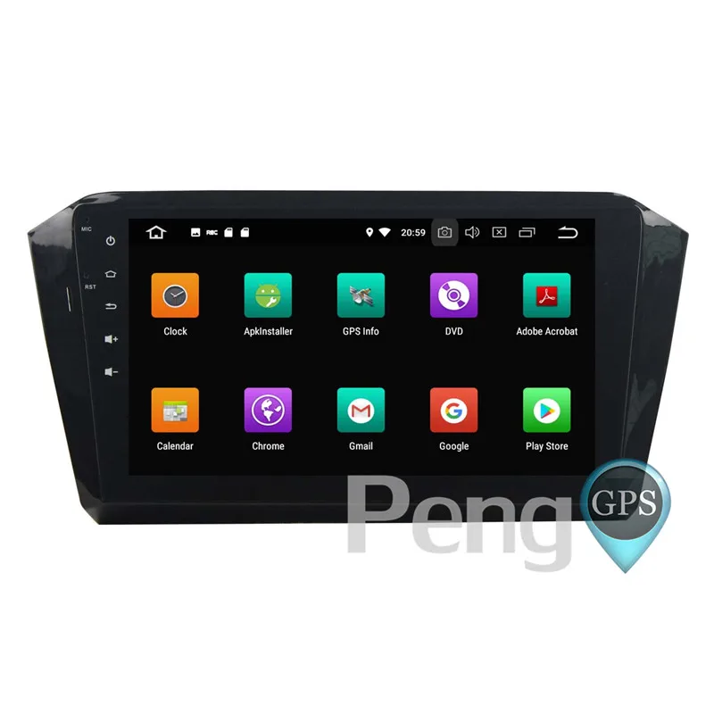 Sale 2 Din Android 8.0 Car CD DVD Player 8Core GPS Navigation for VW Magotan Passat B8 2015-2018 Stereo 1080P HD Screen Autoradio 3