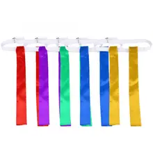 Gymnastics Colorful Ribbon Portable Ultralight Chase Game Kids Children Chasing Adjustable waist belt Outdoor Sports Equipment