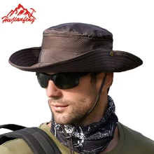 Мужская Ковбойская шляпа летний альпинистский спортивный головной убор уличные охотничьи шляпы для мужчин кемпинг солнечные шляпы повседневное отслеживание рыбы во время рыбалки шляпа