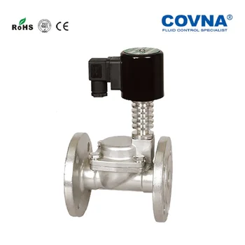 

2 inch full port BSPT Thread High temperature Stainless steel Solenoid Valve High temperature