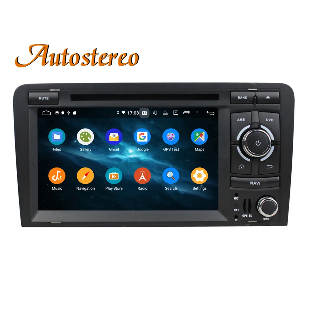 Excellent DSP Android 9  GPS Navigation Car DVD CD player Stereo For Audi A3 S3 2003-2012 Multimedia player radio tape recorder head unit 5