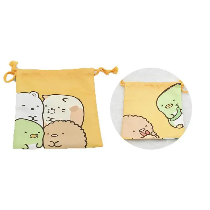 1 шт., мультяшная мини сумка Sumikko Gurashi из полиэстера и енота, косметическая сумка для хранения, канцелярские сумки для документов, подарки - Цвет: 14