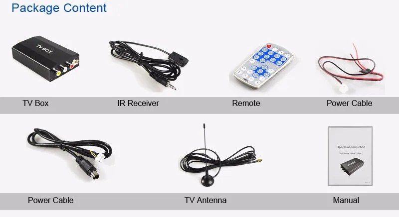 Автомобильный HD DVB-T MPEG-4 цифровое мобильное телевидение Тернер приемник 3 пути видео выход двойной аудио канал выход для Europen