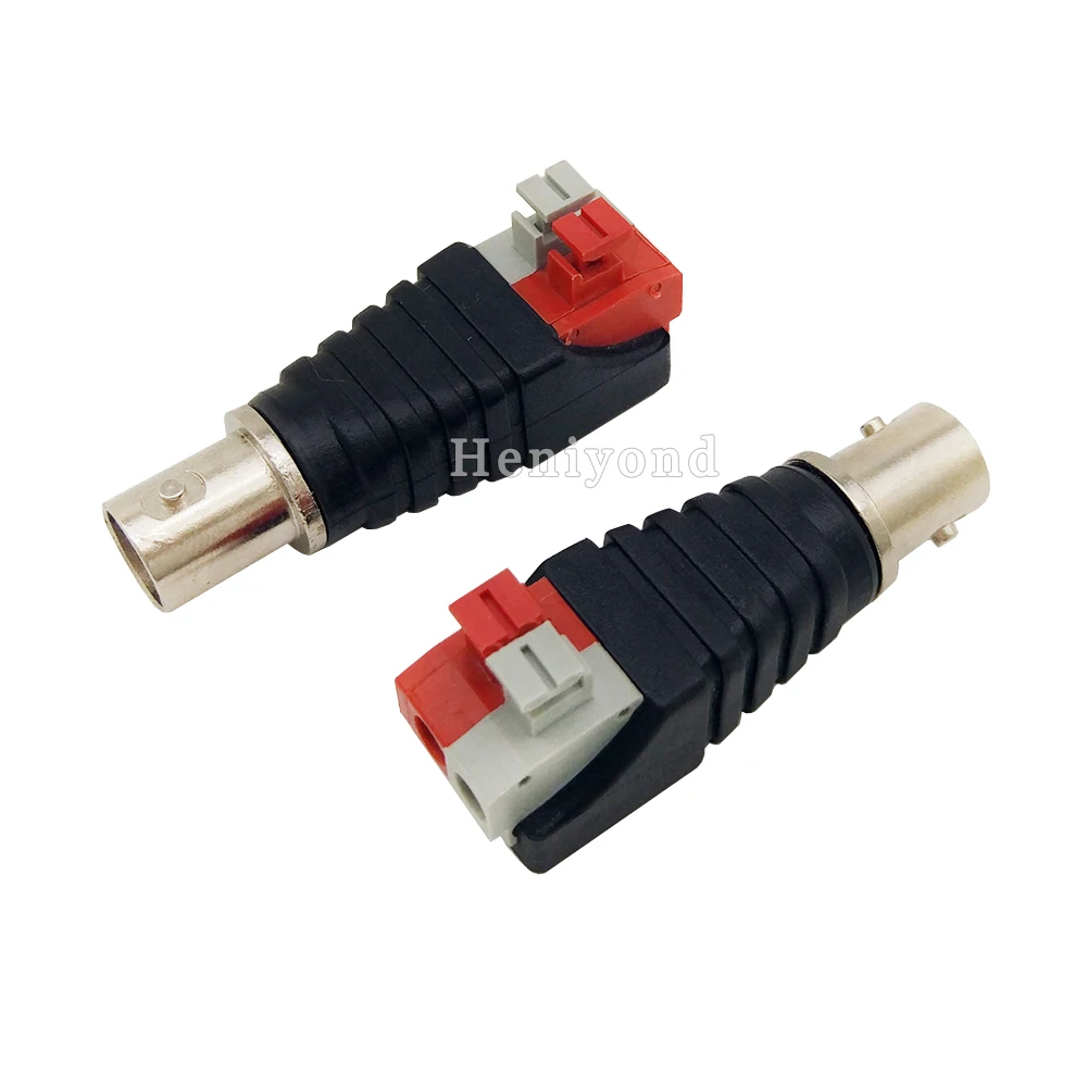 10 шт./лот Coax CAT5 к BNC Видео балун разъем Женский коаксиальный клеммы аксессуары для