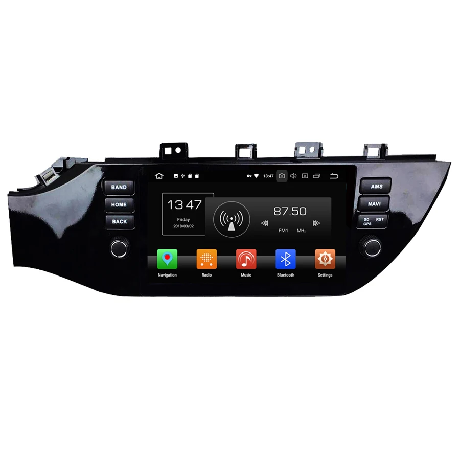 ELANMEY Премиум Автомобильный gps навигатор для KIA K2 RIO- Восьмиядерный android 8,0 автомобильный dvd-плеер мультимедийное радио 4G головное устройство