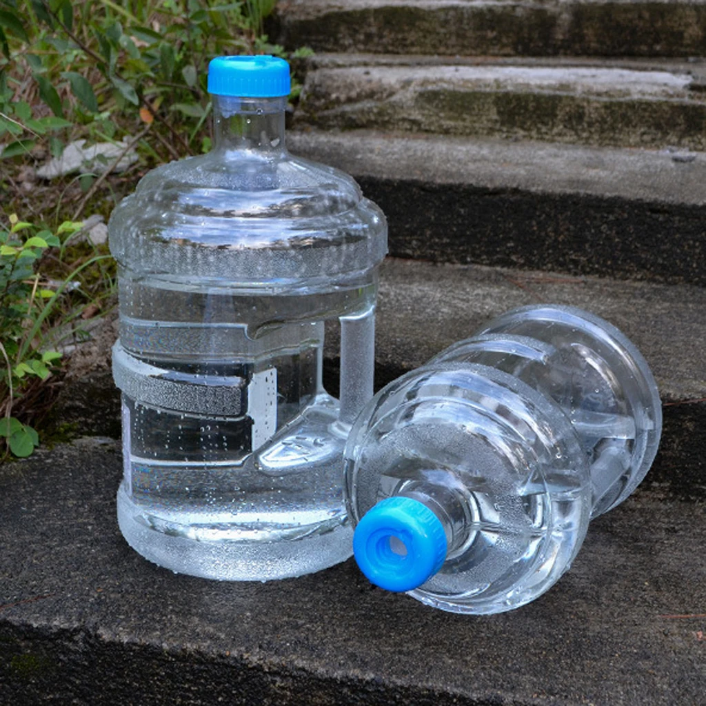 Portable Plastic Water Storage Container Bottle Carrier Jerry Can Bucket Food Grade PC Outdoor Sports Water Supplies Equipment