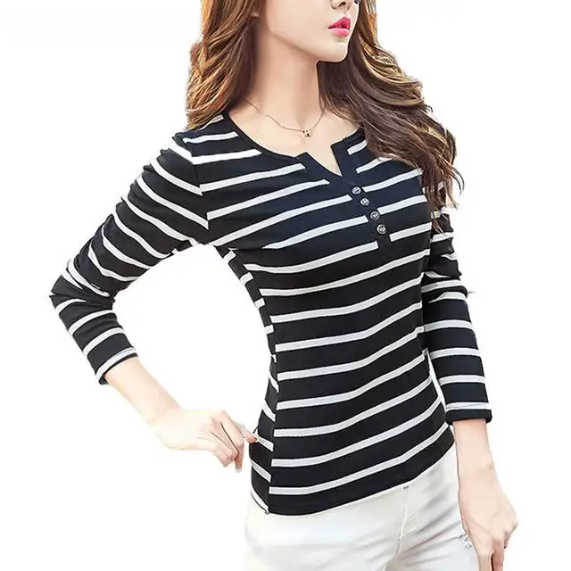 

4XL/2017 Hot Cotton T-shirts For Women Button Female T-shirt Fashion T Shirt Women Female Plus Size Tops Tee 5 Color XXXL/XXXXL