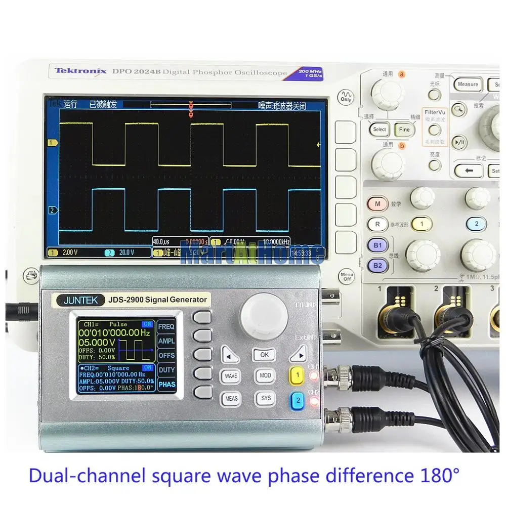 Argedo цифровой двухканальный DDS генератор сигналов функция произвольной формы 30 МГц Частота выборки сигнала 266MSa/s 1mVpp 2," lcd