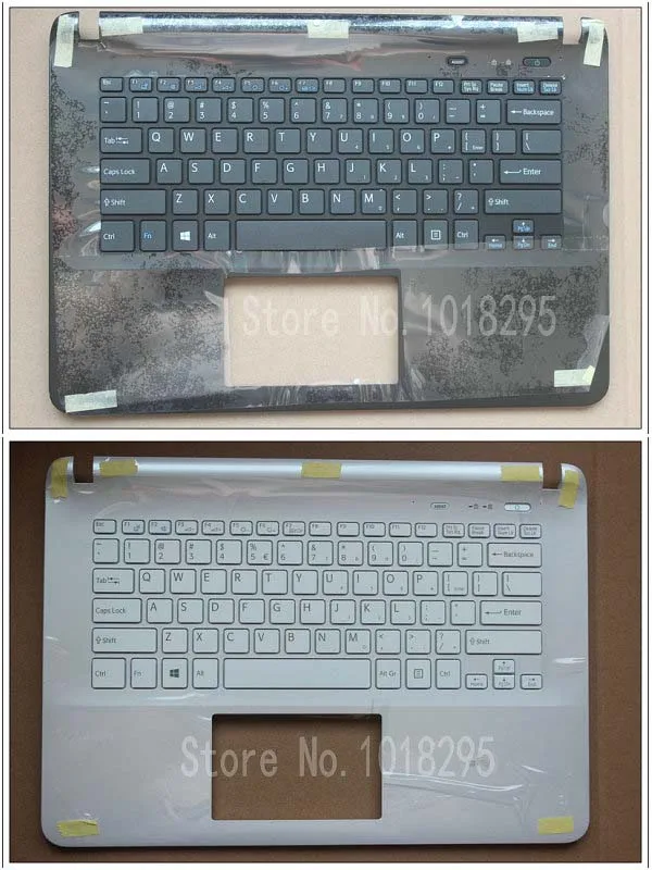 NEW laptop US keyboard for Sony Vaio SVF141 SVF142 SVF143 SVF1421 SVF14E black/white keyboard with Palmrest Cover NEW laptop US keyboard for Sony Vaio SVF141 SVF142 SVF143 SVF1421 SVF14E black/white keyboard with Palmrest Cover