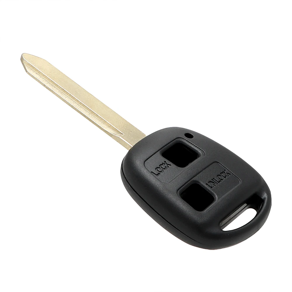 

2 Buttons Replacement Remote Key Shell Case Key Cover Car Key For Toyota Avensis Corolla Car Accessories