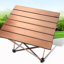 Туристическая из алюминиевого сплава складной стол Сверхлегкий, портативный стол для пикника для турпохода, из алюминия Настольный легкий, удобно брать с собой простой стол