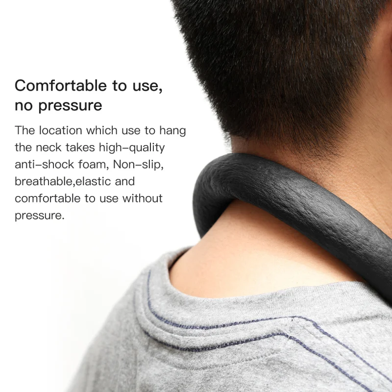 Дешево Держатель для телефона Baseus на шею, подставка для iPhone X, Xiaomi, ленивое ожерелье, подвесной кронштейн, 360 градусов, гибкий держатель для телефона ...