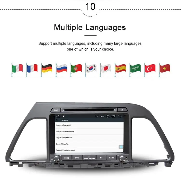Clearance JDASTON Android 9.1 Car DVD Player For HYUNDAI Sonata 2015 2016 Multimedia GPS Navigation 2 Din Car Radio Audio Stereo WIFI 11
