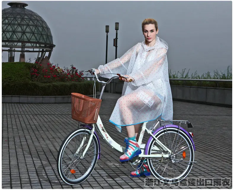 Велосипед eva электромобиль дождевик с длинными рукавами взрослых пончо плащи
