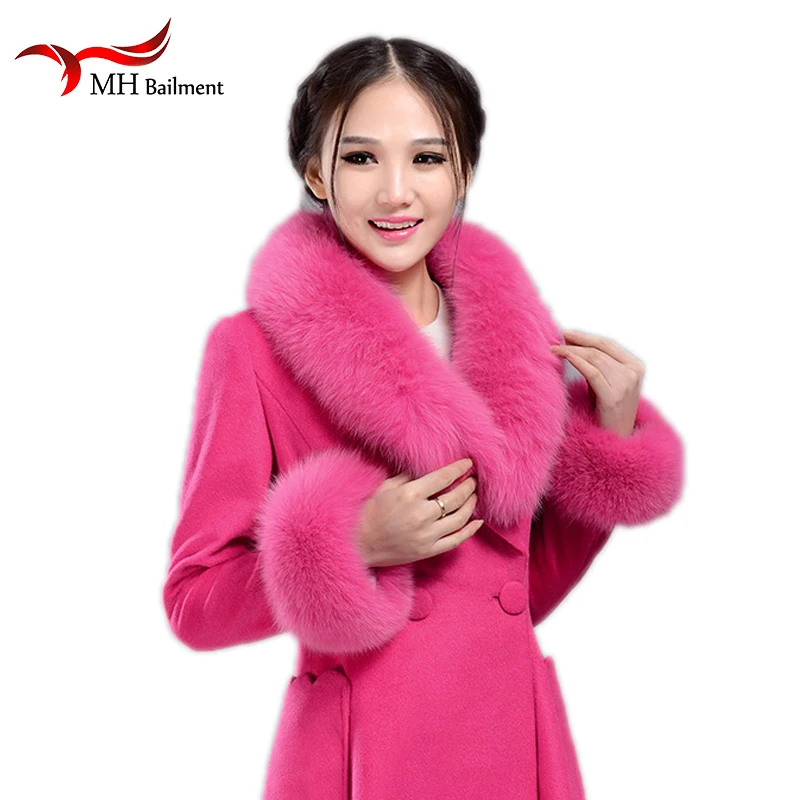 

Real Fox Fur Collars Female Fox Fur Square Collar Ring Scarf Women Natural Genuine bandana scarf Fur Scarves Cuff Accessories