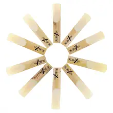 10 шт./лот тенор bB саксофон Саксофон бамбуковые тростники 2-1/2 Сила 2,5 для саксофона