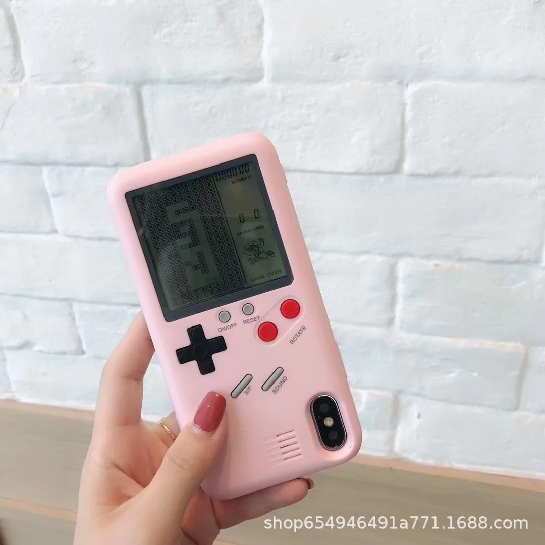 Phone Case for IPhone 6 6S Plus Case Soft Edge Game Console Back Cover for IPhone X 7 8 Plus XS MAX Case Iphone X Case Luxury