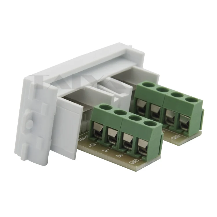 Настенный USB разъем Keystone с винтовым коннектором|keystone usb|usb wall platewall plate |