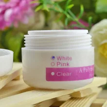 3 шт./набор, профессиональные инструменты для дизайна ногтей, Хрустальный порошок для ногтей, белый, розовый и прозрачный, для создания фантастического эффекта J19