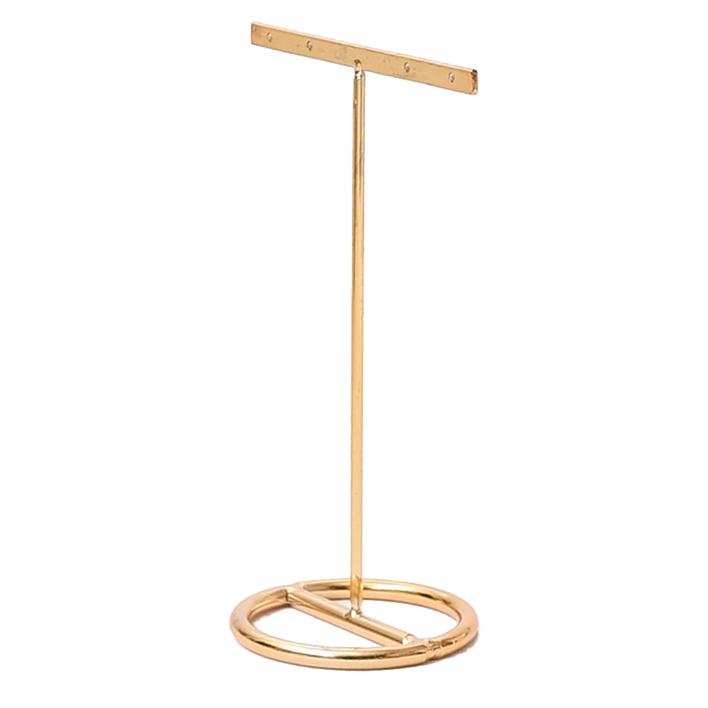 4 Holes T-bar Jewelry Display Rack Stand Holder Organizer Showcase 14cm/7cm Room Shop Counter Showcase
