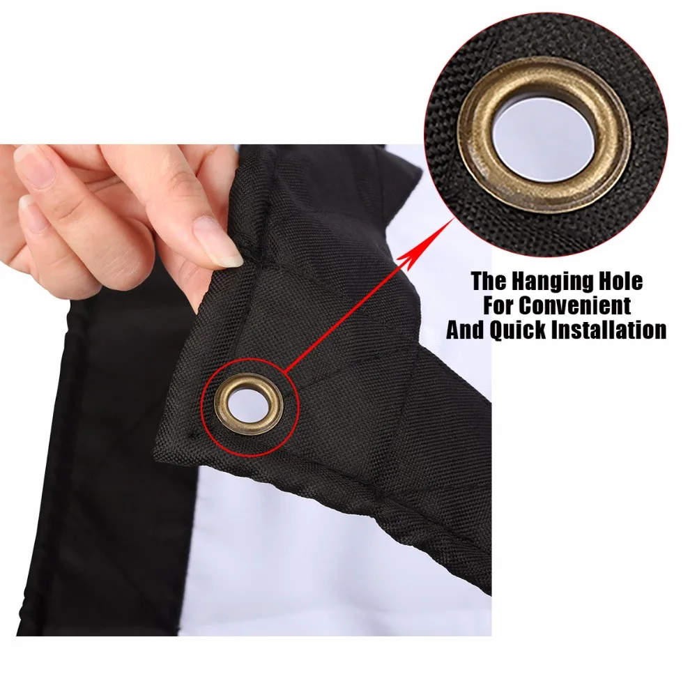 Excelvan 100 inch 60 72 84 120 inch Simple Folded Projection Screen Wrap Fabric Roll Up 169 Screen for projector Home theater (16)