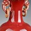 Antique Jun Porcelain Vase Double  Ears Jingdezhen Vintage Vase For Living Room Antiques Shelf Chinese Handicrafts 4