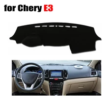 Приборной панели автомобиля Обложка Коврик для Chery E3 все годы левым dashmat pad стол pad тире крышкой автомобиля аксессуары Приборной Панели